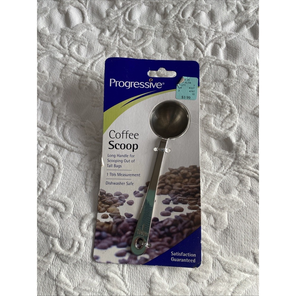 Progressive GMC-51‎ Long Handle 1-Tablespoon Stainless Steel Coffee Scoop 2012
